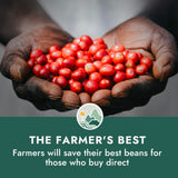 Pachamama Organic Coffee - Farmer's Blend Dark Roast Whole Bean Coffee - 2 lb - Farmer Owned & Regenerative