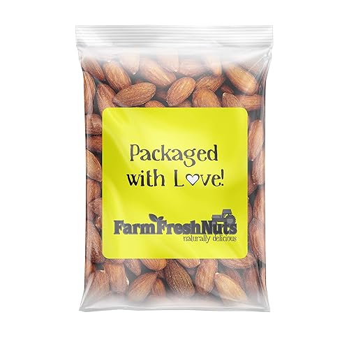 Dry Roasted California Salted Almonds with Healthy Himalayan Salt (4 Lbs.) - Vegan & Keto Friendly - Roasted to Perfection - Super Crunchy - Secert