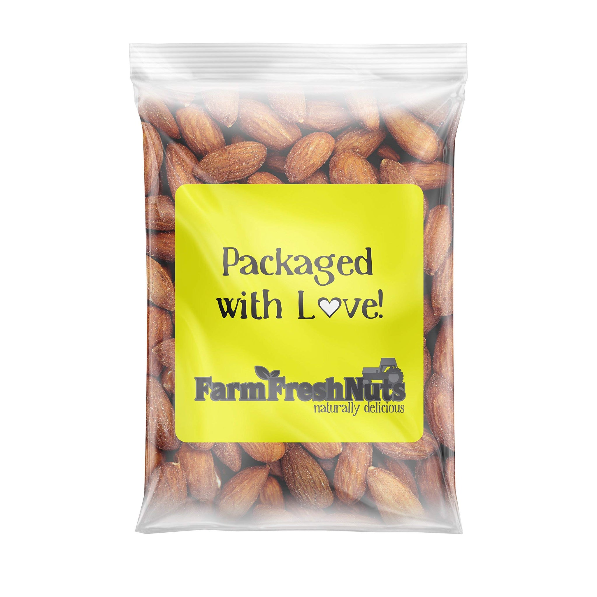 Dry Roasted California Salted Almonds with Healthy Himalayan Salt (4 Lbs.) - Vegan & Keto Friendly - Roasted to Perfection - Super Crunchy - Secert