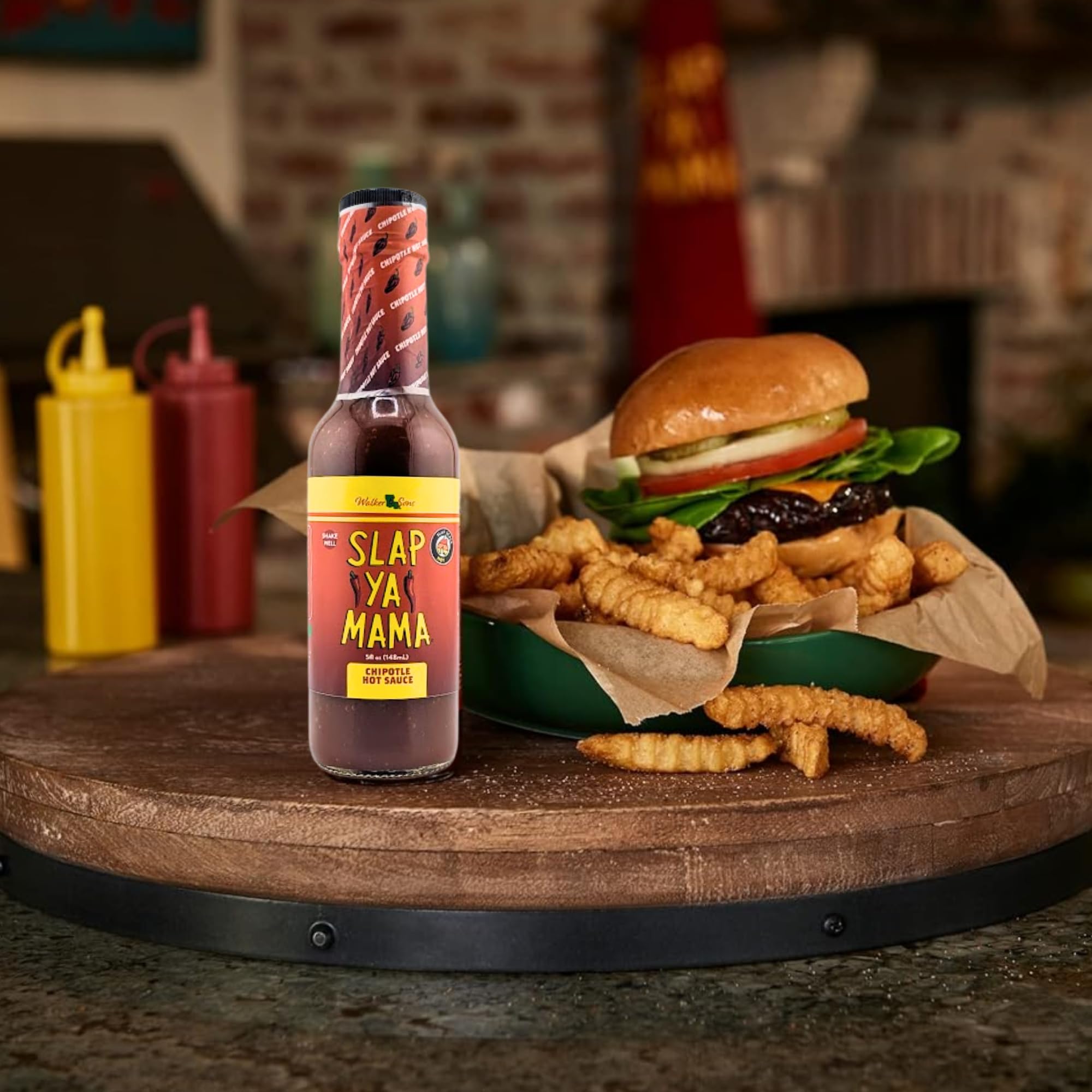 Slap Ya Mama Louisiana Style Chipotle Hot Sauce, 5 Ounce Bottle, Pack of 1