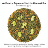 SUGIMOTO TEA Japanese Genmaicha with Matcha Green Tea Loose Leaf Bulk 1.0 lb (454 g)
