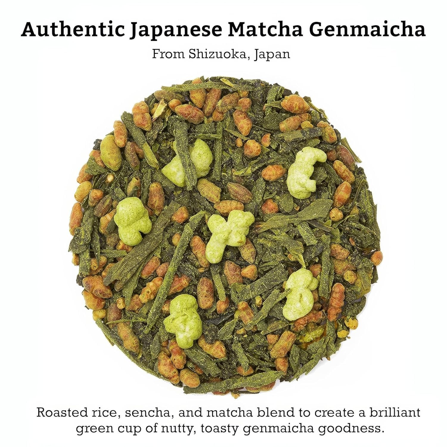 SUGIMOTO TEA Japanese Genmaicha with Matcha Green Tea Loose Leaf Bulk 1.0 lb (454 g)