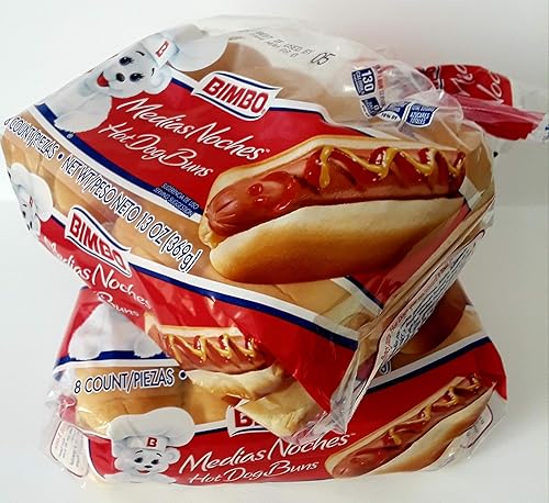 Bimbo Hotdog Buns 8ct (2 pack)