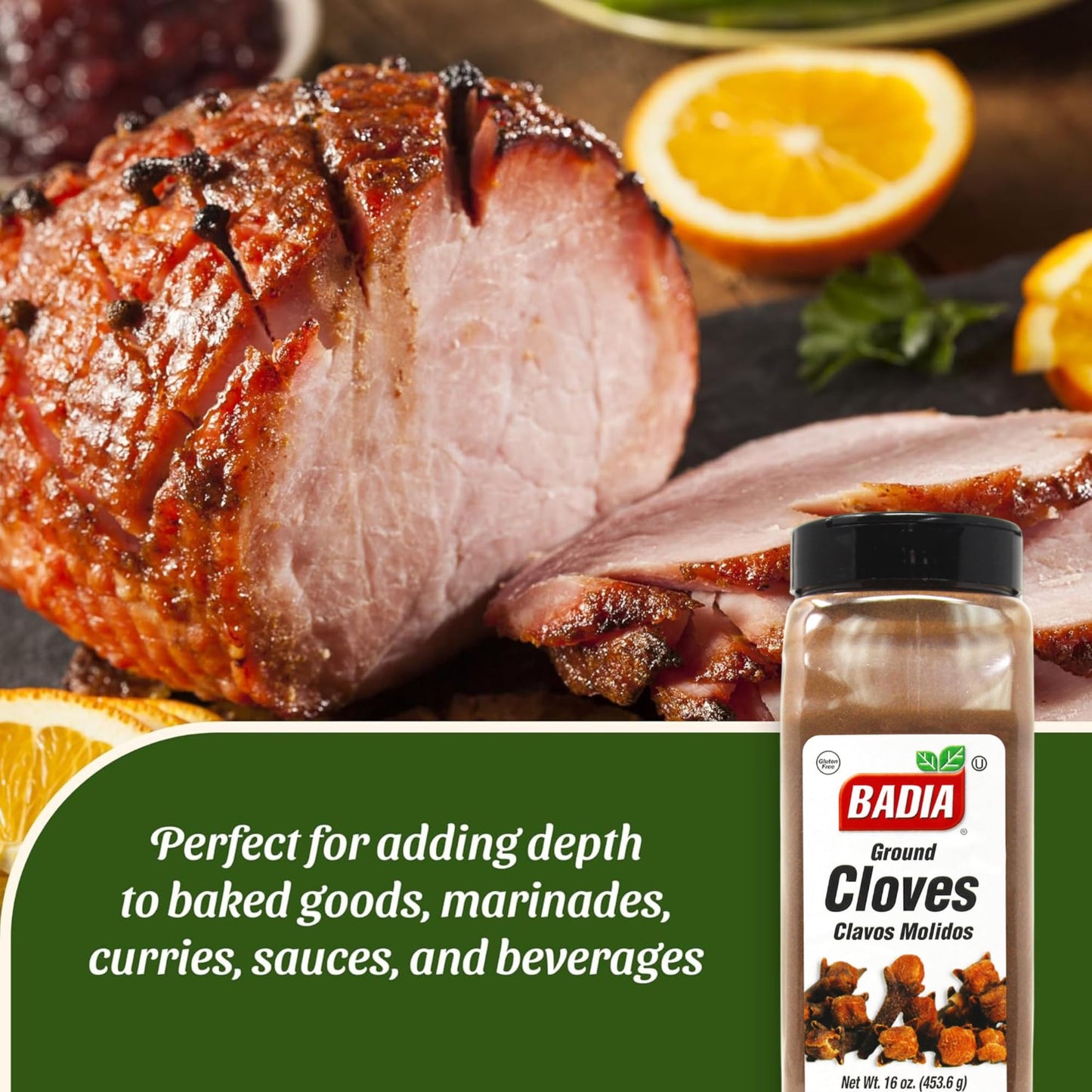 Badia Ground Cloves, 16 oz - Premium Spice for Baking, Cooking & Beverages, Warm Aromatic Flavor