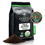 The Bean Organic Coffee Company Water Processed DECAF Le Bean, Dark French Roast, Ground Coffee, 16-Ounce Bag, Café Molido Tostado Orgánico