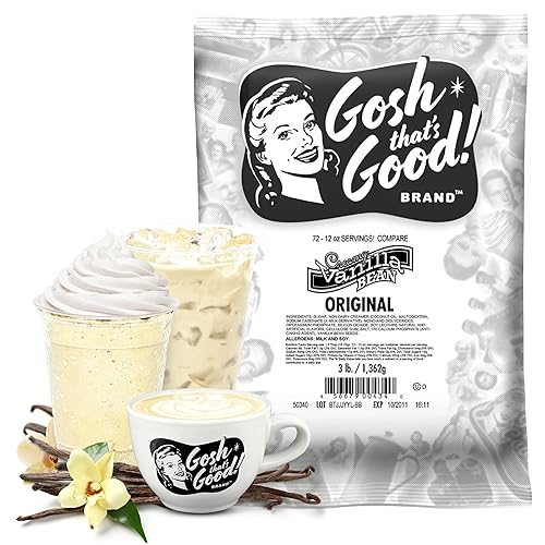 Gosh That’s Good! Creamy Vanilla Bean Flavor - 3 lb - No Syrups, No Preservatives