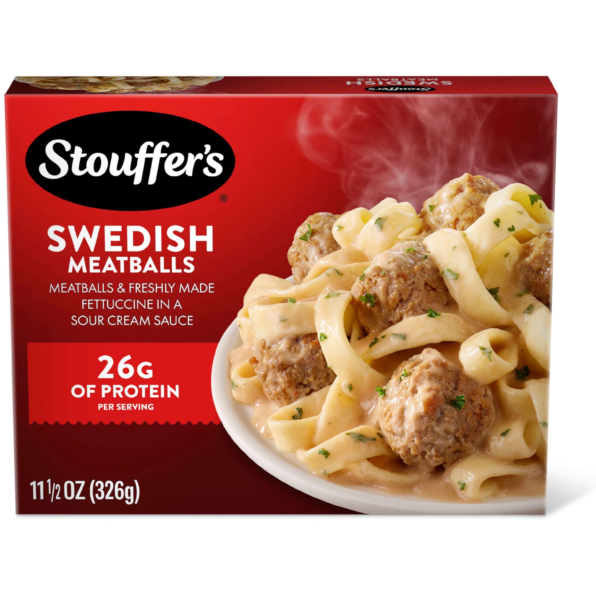 Stouffer's Swedish Meatballs, Single Serve, Frozen Pasta, Single Frozen Meals