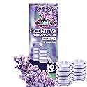 CLOROX Scentiva ToiletWand Toilet Cleaner Refills, Toilet brush, Lavender and Jasmine, 10 Count