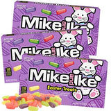 Mike and Ike Easter Treats, Chewy Assorted Fruit Flavored Candy for Baskets, Egg Hunts and Parties, Pack of 3