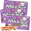 Mike and Ike Easter Treats, Chewy Assorted Fruit Flavored Candy for Baskets, Egg Hunts and Parties, Pack of 3