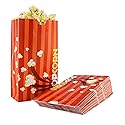 Snappy Popcorn Flat Bottom Theater Popcorn Bags, 46 oz, 100 Count