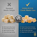 Turkish Delight Candy (Lokum) - Gourmet Chewy Candy, Premium Gift Box - Honeycomb Packaging, 8.8 oz (250g), Middle Eastern Sweets (Classic Mastic Gum)