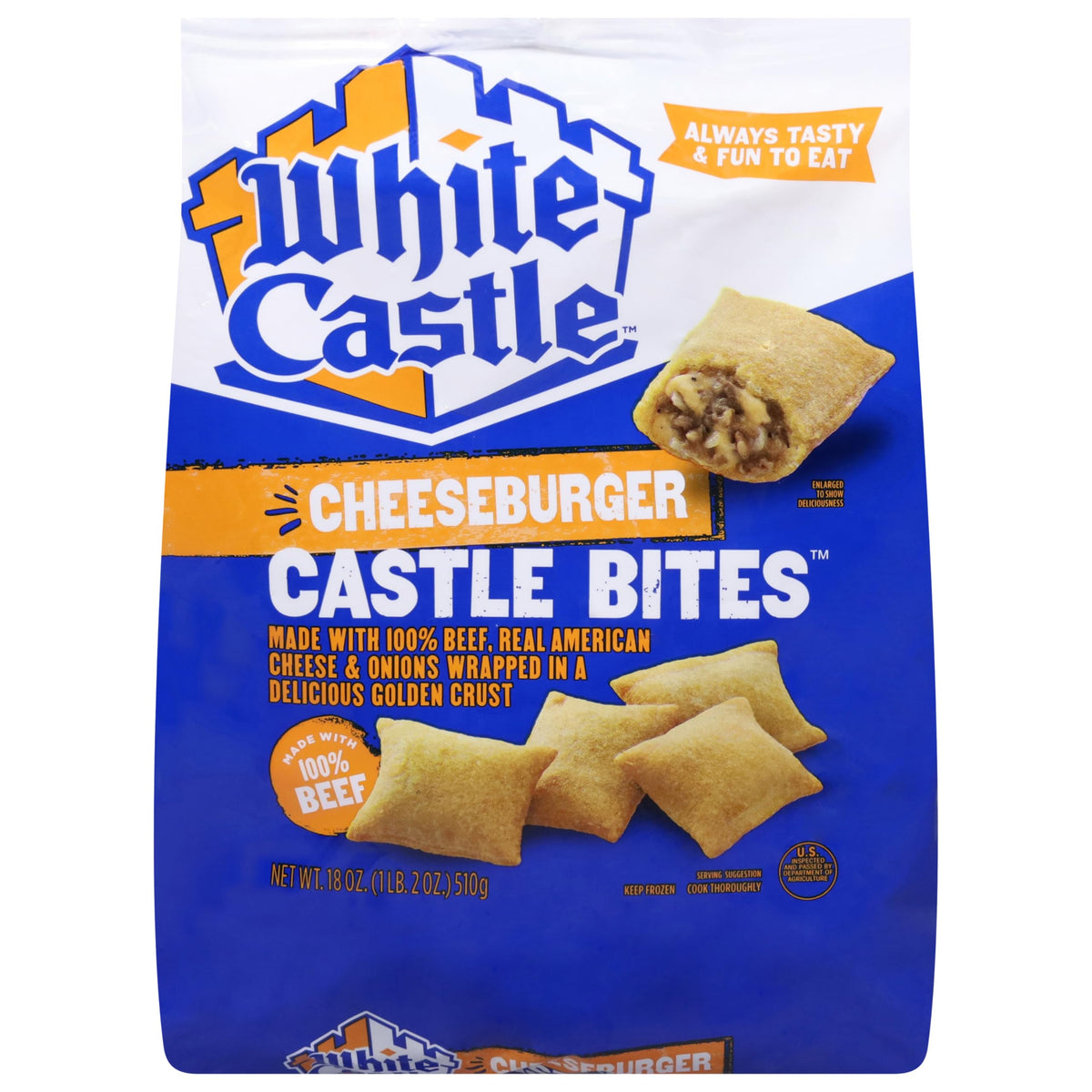 White Castle, Castle Bites Cheeseburger, 18 Ounce