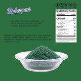 Bakerpan Green Sugar Sprinkles for Baking - 7 Ounce Forest Green Decorating Sugar Crystals for Cookies, Cake Pops, Ice Cream (Made in USA)