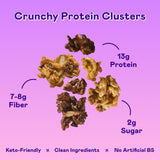 Magic Spoon High Protein Granola Low Sugar - 4 Pack: Mixed Berry, Dark Chocolate Almond, Peanut Butter, & Honey Almond - Low Carb Sugar Free Protein