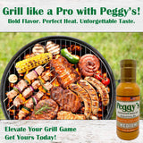 Peggy's 3-Pack - Mild, Medium & Parmesan Garlic Sauce (16oz Each) | Scranton, PA Local Brand | Made in USA | Perfect for Marinades, Dips, Grilling