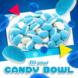 Blue Raspberry Puffs | Gummy Candy | 1 Lb Bag | Blue Candy for Baby Shower Favors & Gender Reveal Parties | Puffy Gummies for Goodie Bags & Cake