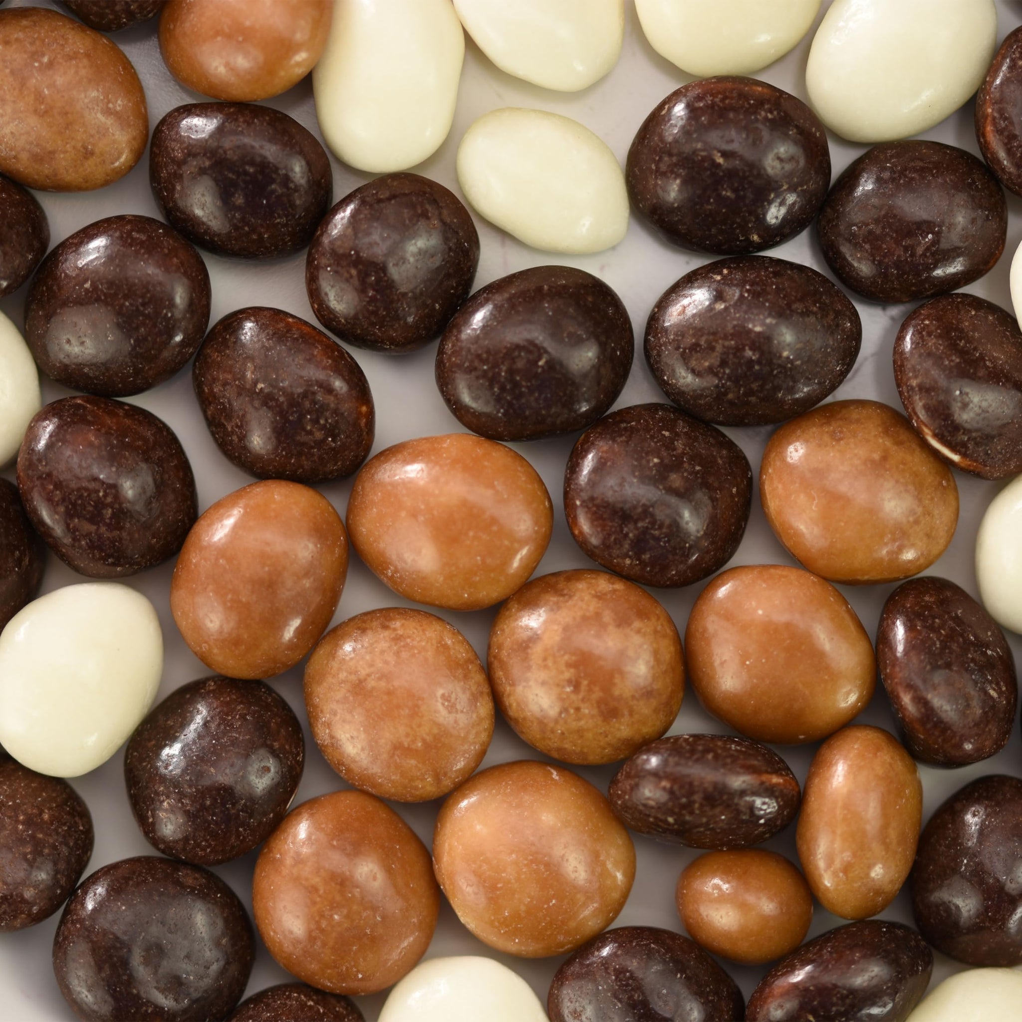 Yupik Triple Chocolate Espresso Coffee Beans, 2.2 lb (35.2 oz), Coffee Beans Covered in Milk Chocolate, White Chocolate & Dark Chocolate, Smooth