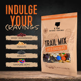 Natural Cravings Trail Mix Snack Packs - Individual 3.5 oz Bags - Nuts & Chocolate Dried Fruit Mix & Nuts Mix with Peanuts, Dried Cranberries