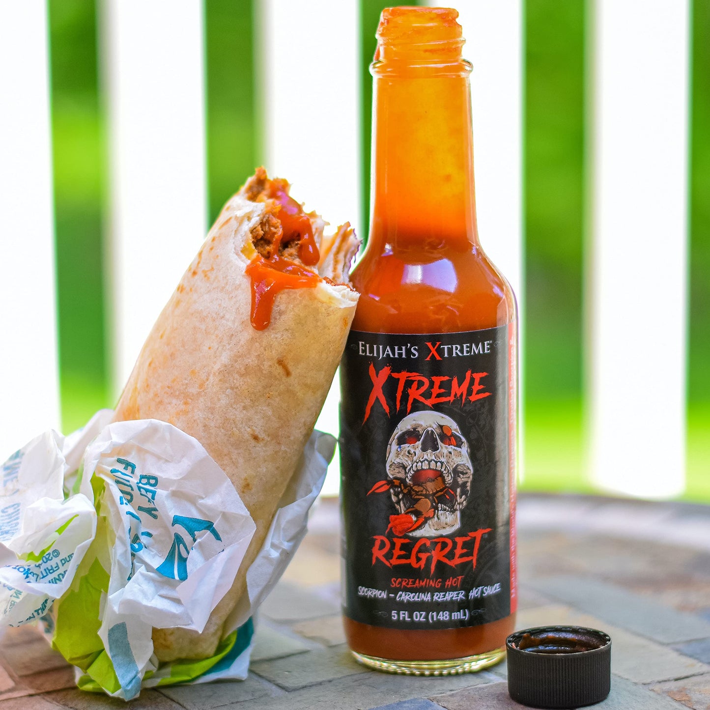 Elijah's Xtreme Regret Hot Sauce 3 Pack - Carolina Reaper and Trinidad Scorpion - The 2 Hottest Peppers in the World for an Extreme Fiery Heat