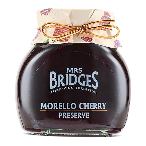Mrs Bridges Morello Cherry Preserve, Made in Scotland, 12oz Jar (Pack of 1)
