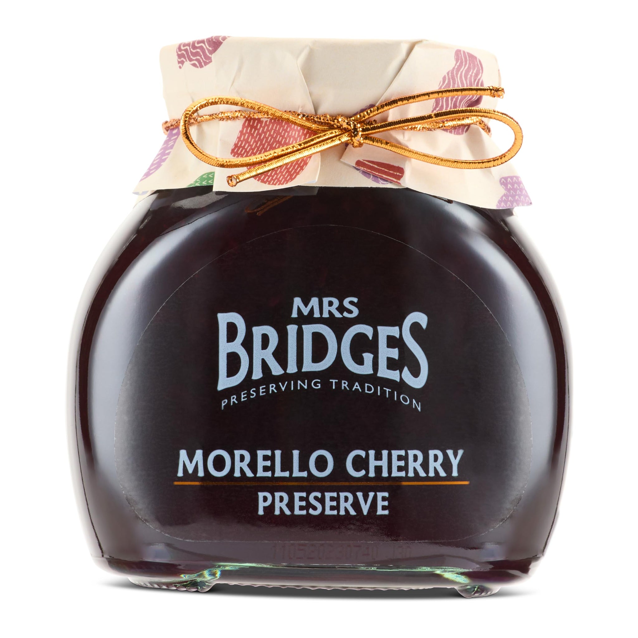Mrs Bridges Morello Cherry Preserve, Made in Scotland, 12oz Jar (Pack of 1)