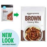 Amazon Grocery, Brown Gravy Mix, 0.87 Oz