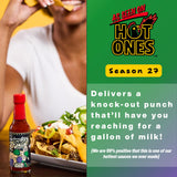 Torchbearer Sauces Sucker Punch 5 oz, Super Hot Sauce - Heat Level 9, Carolina Reaper & Ghost Pepper Hot Sauce - Featured on Hot Ones - All Natural