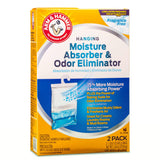Arm & Hammer Moisture Absorber & Odor Eliminator - Fragrance Free Hanging Moisture Absorber Bag for Fresher Air, Humidity Absorber Bags for Closets