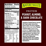 Nature Valley Chewy Granola Bar, Protein, Peanut, Almond and Dark Chocolate, Gluten Free, 1.4 Oz, 5 Bars (24 Boxes)