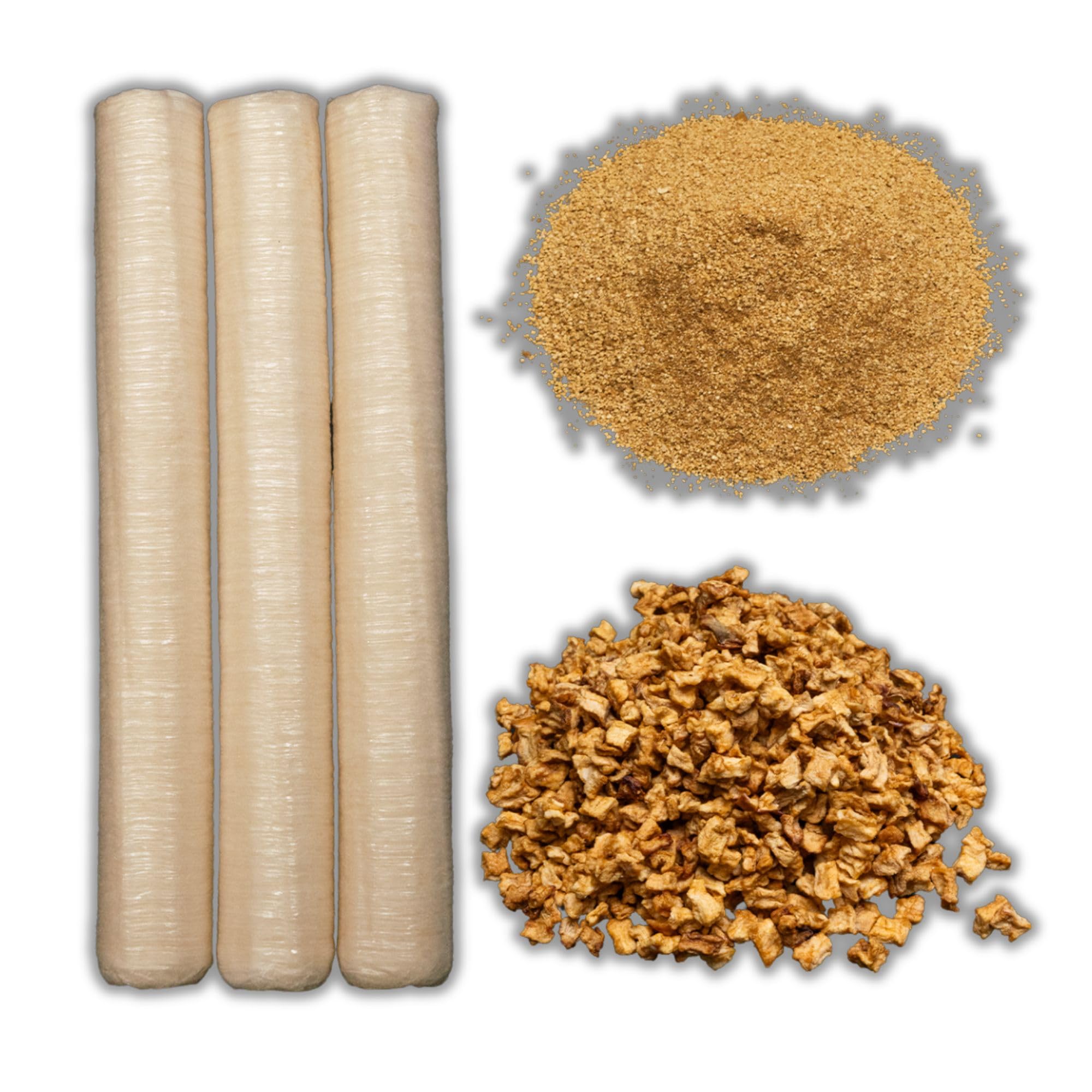 Bearded Butchers Apple Cinnamon Breakfast Links DIY Kit - Sweet & Savory Breakfast Sausage - Includes Apple Cinnamon Seasoning, Dried Apples & 21mm