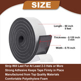 Care Kit Lint Remover Brush Clothing Brush Size Reducer Tape for Felt Hats, Fedoras, Baseball Caps & Western Cowboy Hats