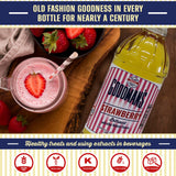 Goodman's Natural Strawberry Extract - Gluten-Free, Non-GMO, Kosher, Low Carb & Low Calorie, Low Alcohol, No Artificial Color, No Animal Products, No