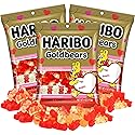 Haribo Valentine's Day Gummy Goldbears, Assorted Fruit Flavors, Seasonal Candy Gift with To/From Section, 4 Ounces (Pack of 3)