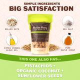 Hudson Henry Pistachio Almond Granola | Gluten Free Granola with Nuts and Seeds | Vegan, Non-GMO & Small Batch Baked with Pure Maple Syrup & Extra
