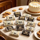 Hokinaa 80th Birthday Party Decorations - 100 Pcs Happy Back in 1946 Decor