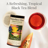 The Republic of Tea - PassionFruit Papaya Black Tea Bags, Naturally Caffeinated, 50 Servings