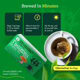 3 Ballerina Diet Tea Extra Strength - Orange-Flavor Herbal Tea Bags for Digestive Comfort and Weight Maintenance - Pack of 1 (18 Count)