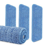 3-Pack Cinch Mop Replacement Heads, Microfiber Mops for Floor Cleaning - Wall Mop with Reusable Washable Pads, Compatible with Cinch Mop - Microfiber