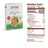 Jovial Organic Brown Rice Orzo Pasta - Gluten Free Whole Grain Orzo, Dairy Free, Made with 2 Ingredients, Non GMO, Artisan Crafted in Italy - 12 Oz (6