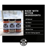 All Purpose BBQ Seasoning (13 oz) - BBQ Rub for Beef, Pork, Chicken & Veggies - No MSG, Gluten Free, All Natural - Savory Blend for Grilling, Smoking