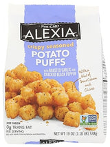 ALEXIA FOODS Roasted Garlic And Black Pepper Potato Puffs, 19 OZ