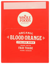 Whole Foods Market Blood Orange Italian Soda, 11.2 Fl Oz, 4 Pack