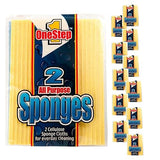 COMPAC Home Reusable Kitchen Cleaning Sponges - 12 Pack Eco-Friendly Dishcloths, Super Absorbent Dish Cloth Sponge for Counters, All Surfaces