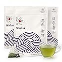 SUGIMOTO TEA Japanese Green Tea Sencha Fukamushi Tea Bags 20 Count Pack of 3
