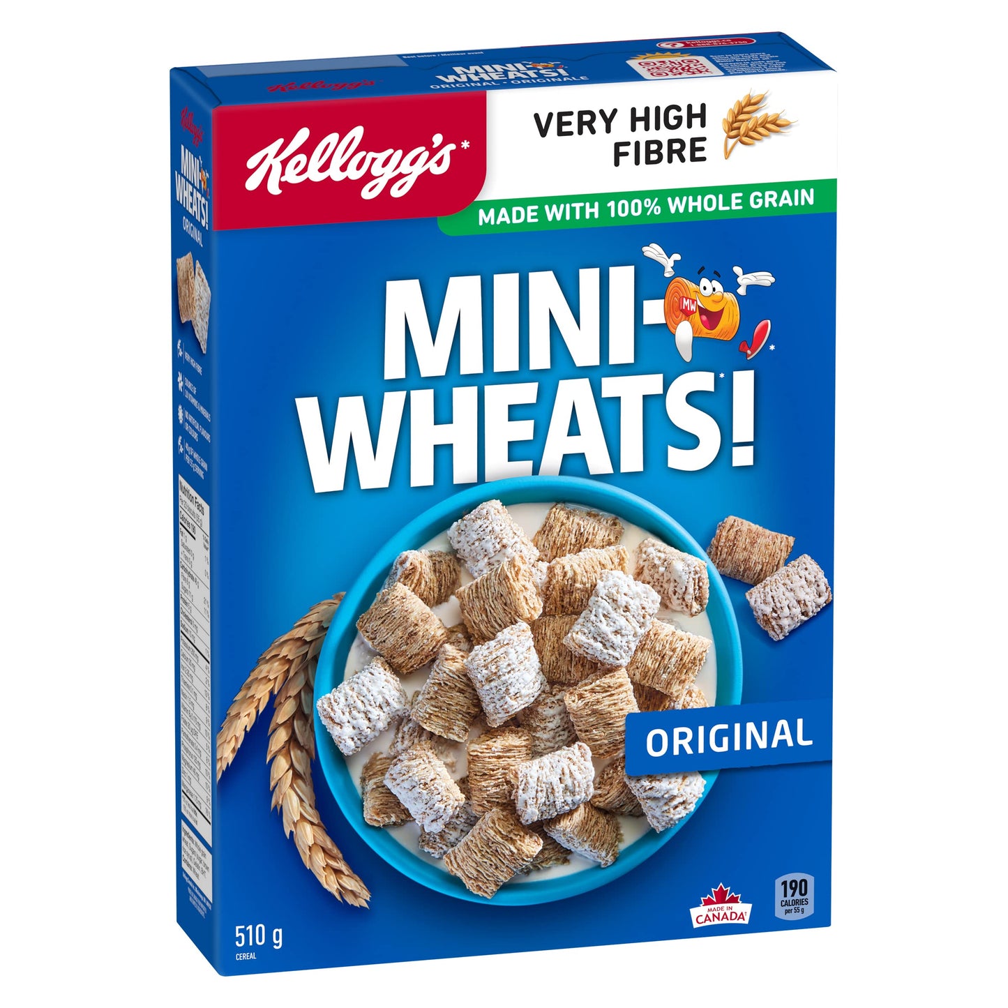 Kellogg's Mini Wheats Original Cereal 510g