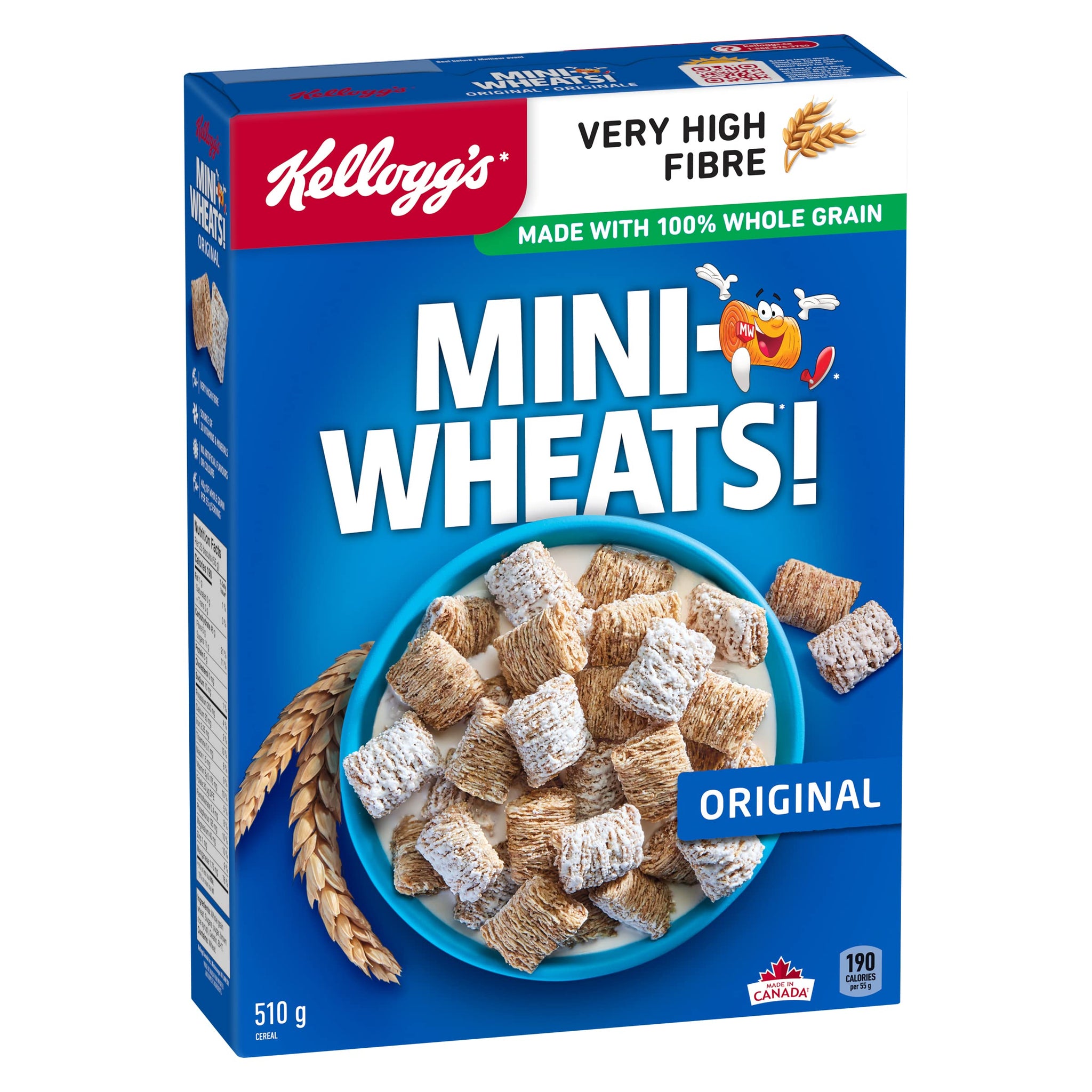 Kellogg's Mini Wheats Original Cereal 510g
