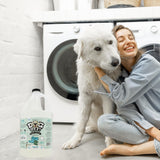 Bark2Basics Dog-Off Laundry Liquid Detergent, 1 Gallon - 128 Loads, Dog Friendly, Eliminates Pet Odors and Stains from Clothes, Towels, and Apparel