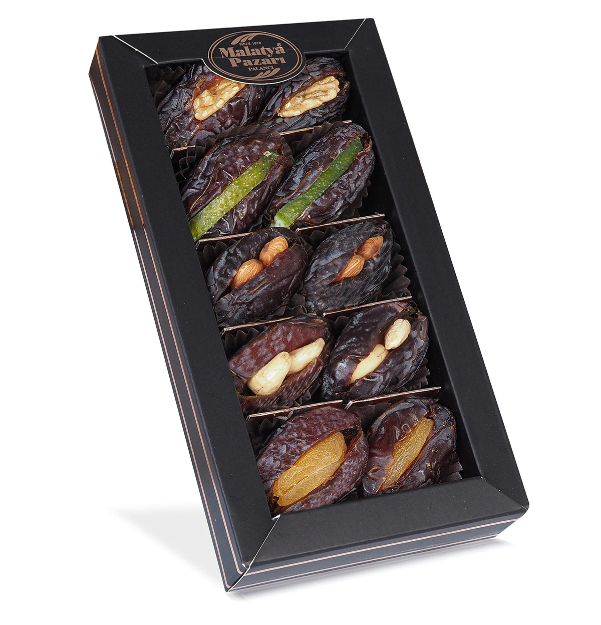 Malatya Pazari Stuffed Medjool Dates with Nuts and Dried Fruit, 8.8oz