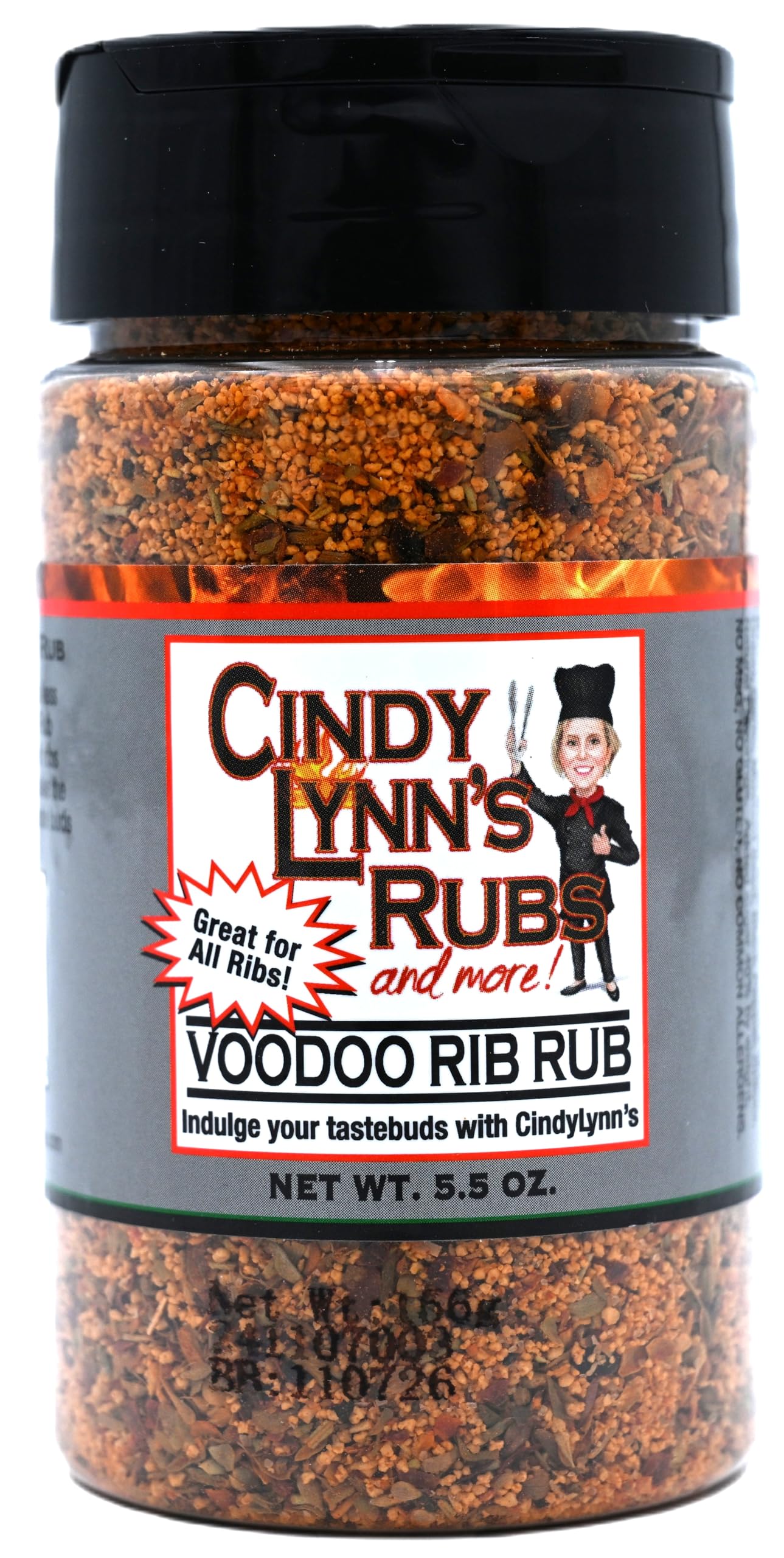 Cindy Lynn’s Dry Rub and Seasoning Variety Pack - 8-Pack of Our Most Popular Flavors, Black Label, Steak It, Veggie Delight, Voodoo Rib Rub, Big
